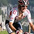 Andy Schleck pendant la huitime tape du Tour de Suisse 2008